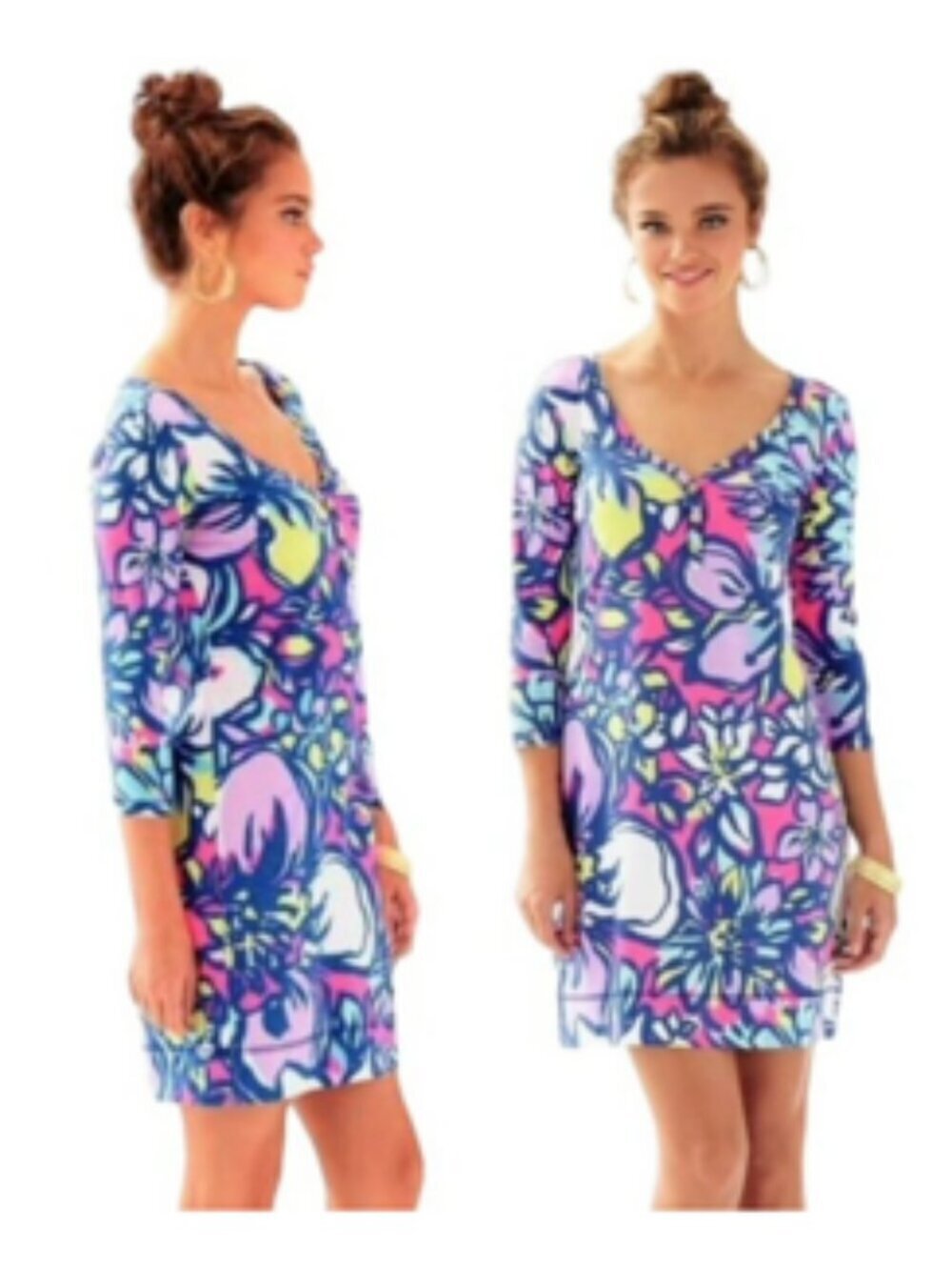 Lilly Pulitzer Palmetto Dress Cotton Swim Cover Up Resort Beach Dress Small